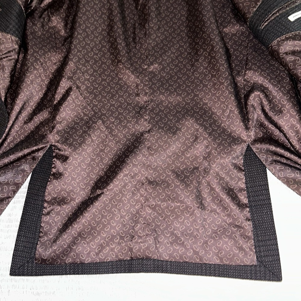 TESSUTO ITALIANO LeoMaster JOSEPH ABBOUD HERITAGE BLAZER SIZE 50L Brown Double - Picture 7 of 16